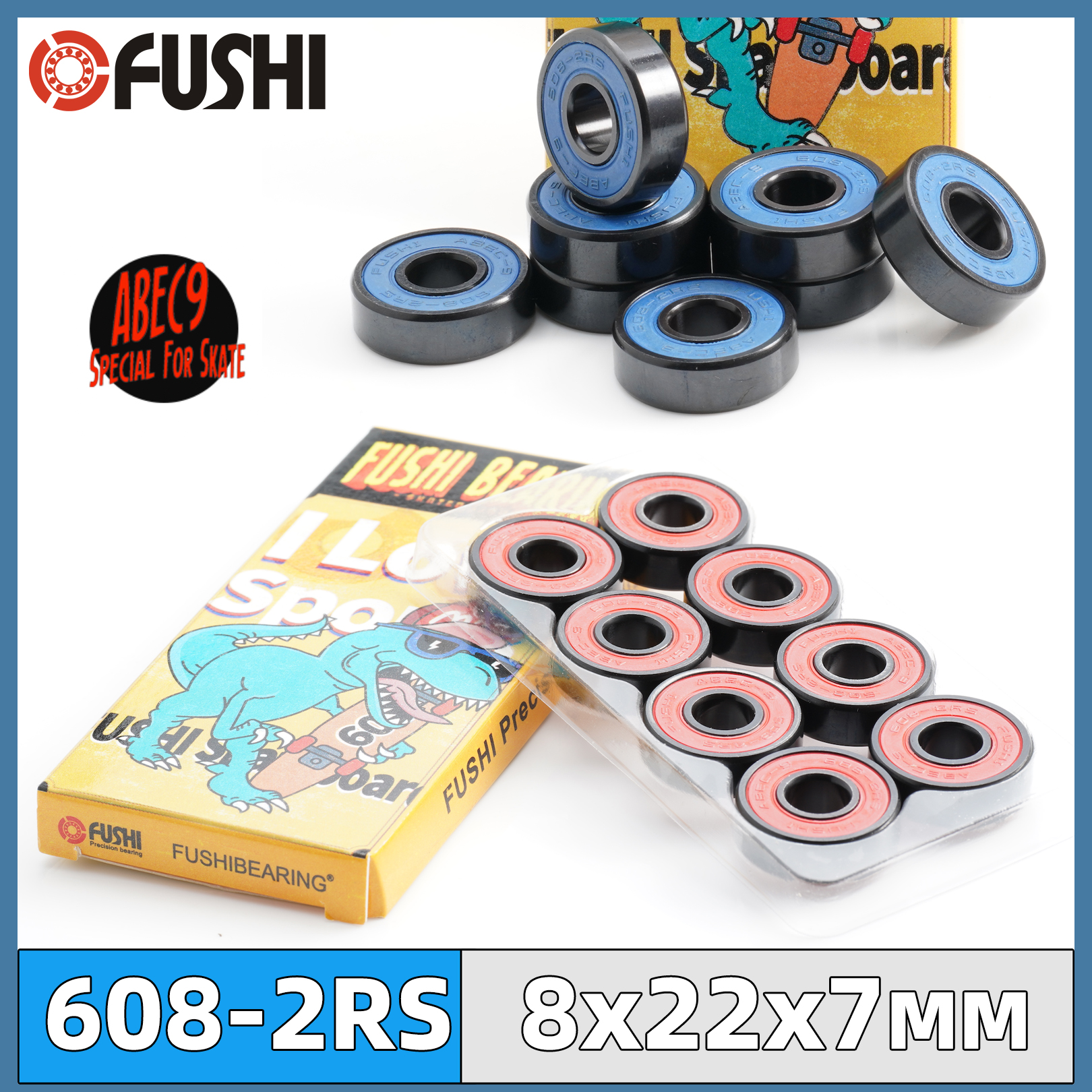 Table Tennis 11 - 608RS 8*22*7 mm ABEC-9 Skateboard Ball