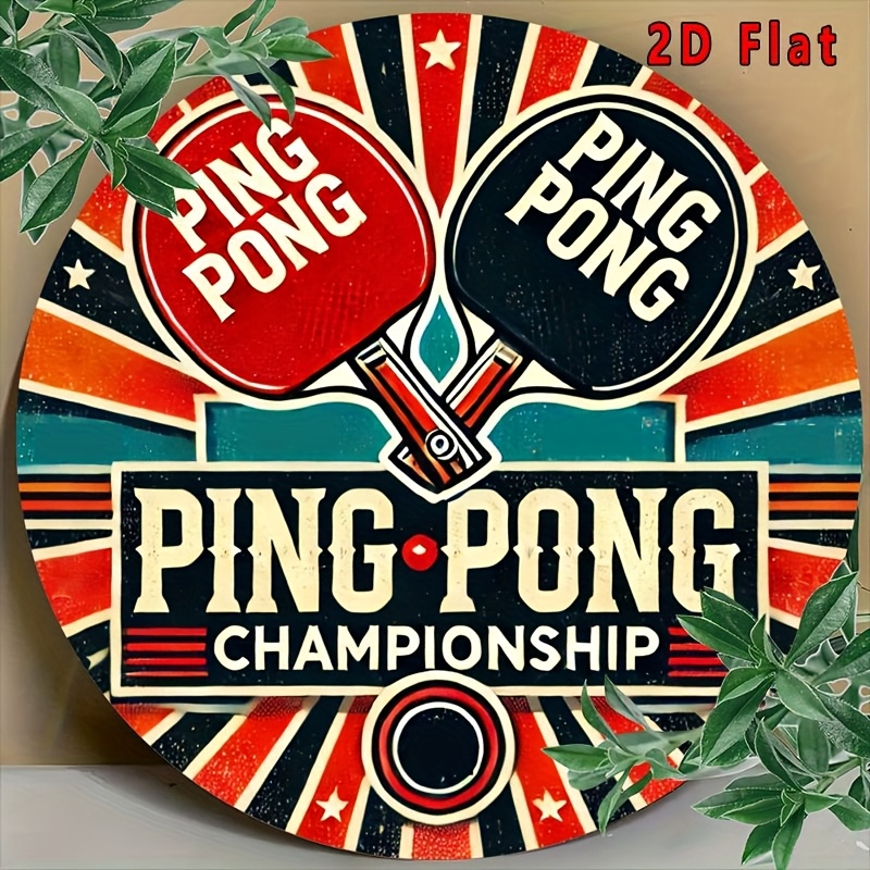 Table Tennis History - [2D Flat] Printing 1pc, Vintage 