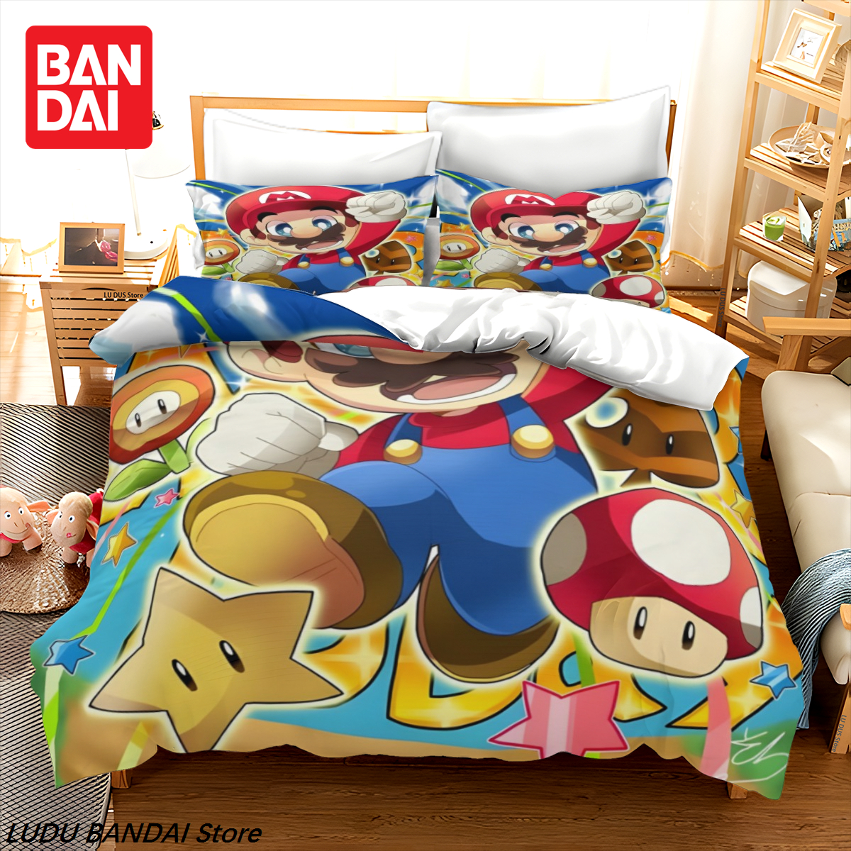 Super Mario Bedding Set 3D Ani - Table Tennis Double 评论和价格