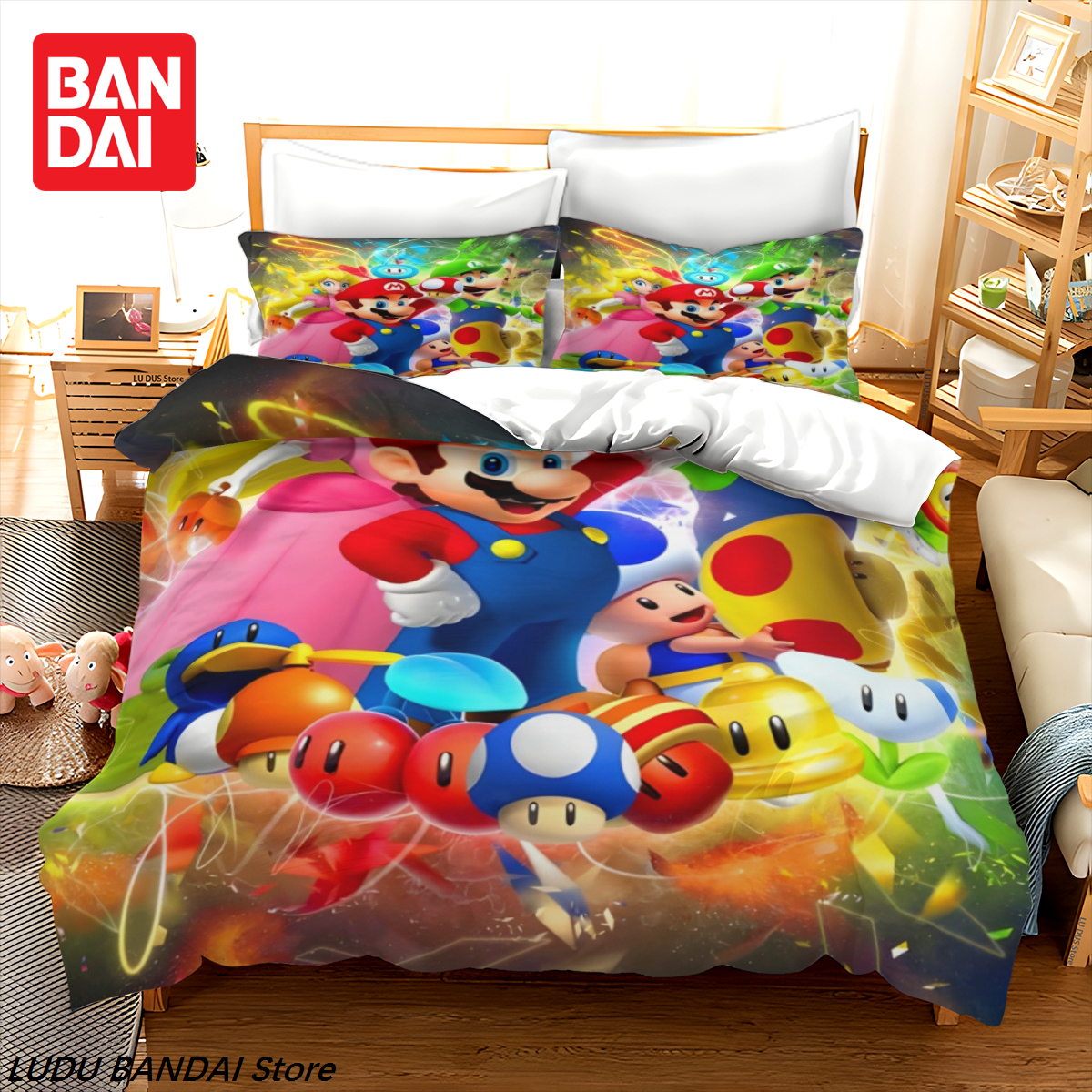 Super Mario Bedding Set 3D Ani - Table Tennis Double 评论和价格