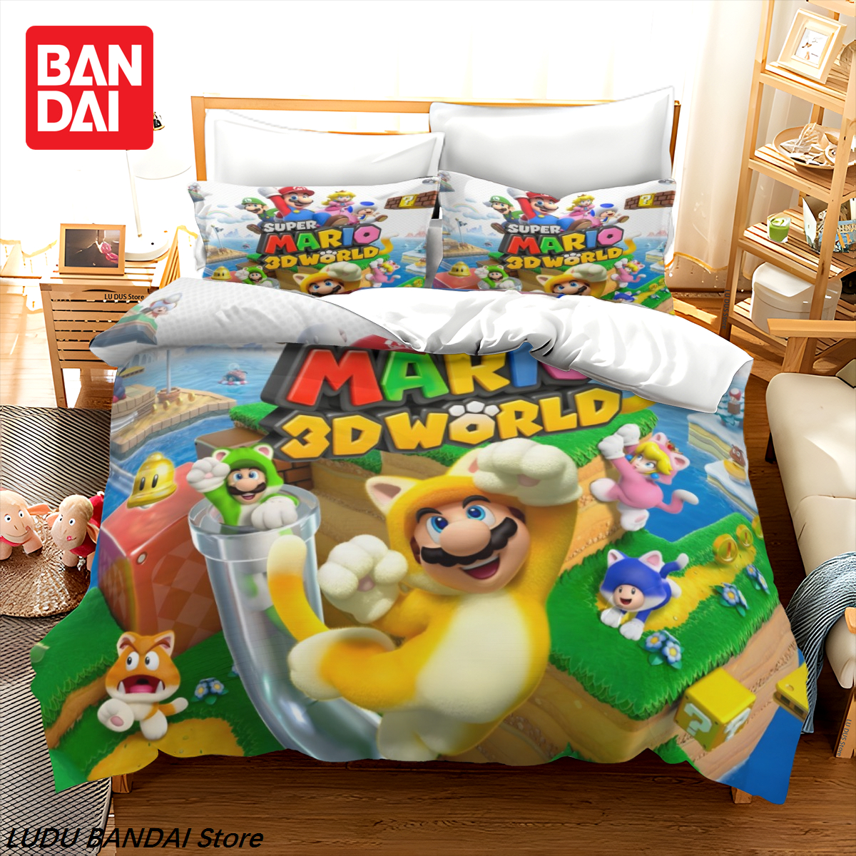 Super Mario Bedding Set 3D Ani - Table Tennis Double 评论和价格