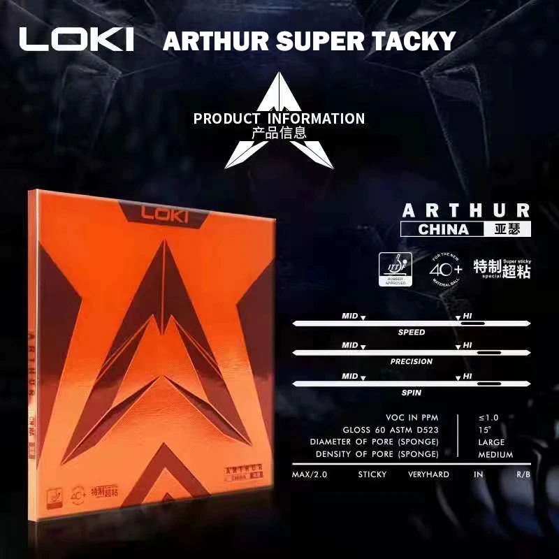 Genuine Original LOKI ARTHUR T - Table Tennis Movie 评论和价格