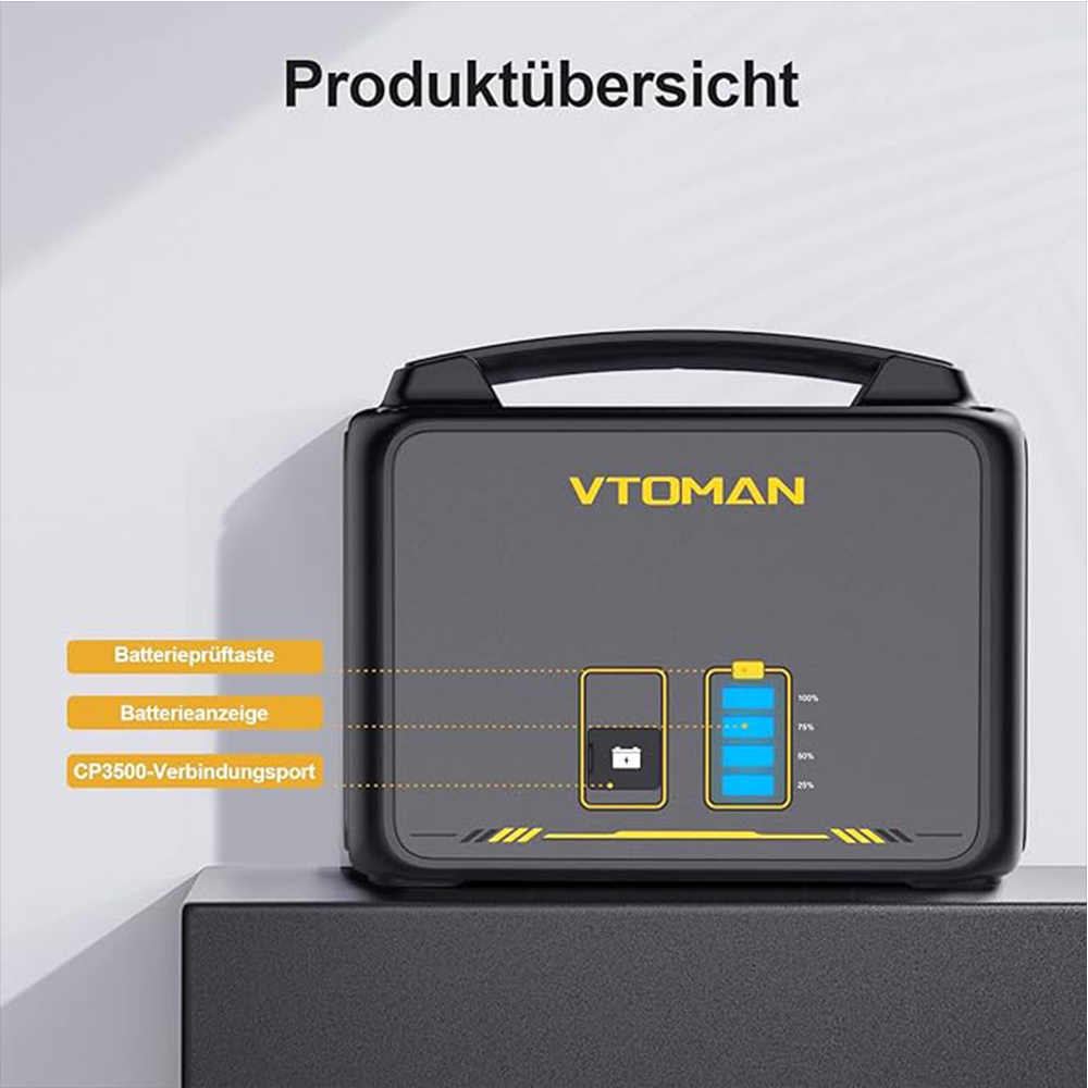 VTOMAN Jump 1500 Extra Battery - Table Tennis 11 评论和价格