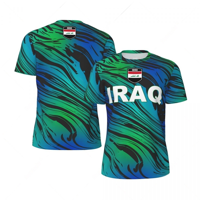 Iraq Flag Football Tshirt Men  - Table Tennis Daily 评论和价格
