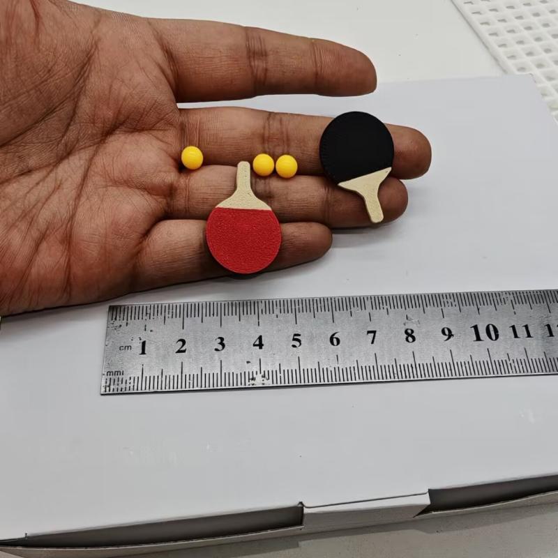 1Set Dollhouse Miniature Ping  - Table Tennis Daily 评论和价格