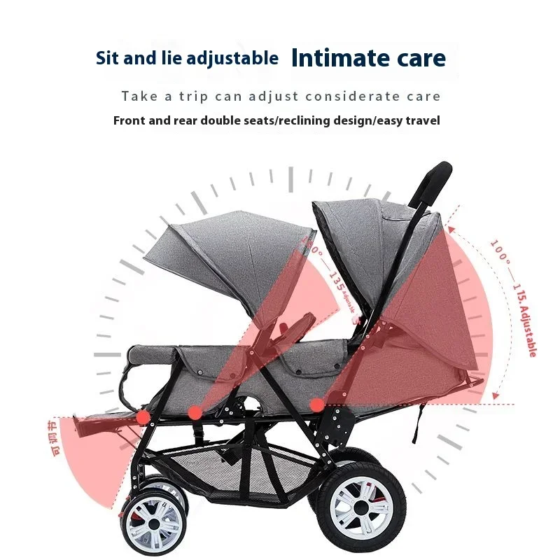 Twin strollers kids two seats  - Table Tennis Double 评论和价格