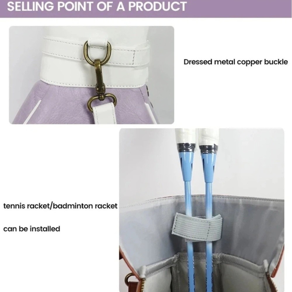 PU Tennis Single Shoulder Bag  - Table Tennis Double 评论和价格