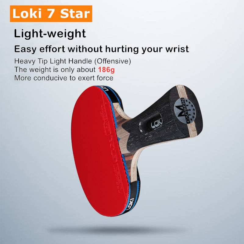 Loki 7 Star Table Tennis Racke - Table Tennis Movie 评论和价格