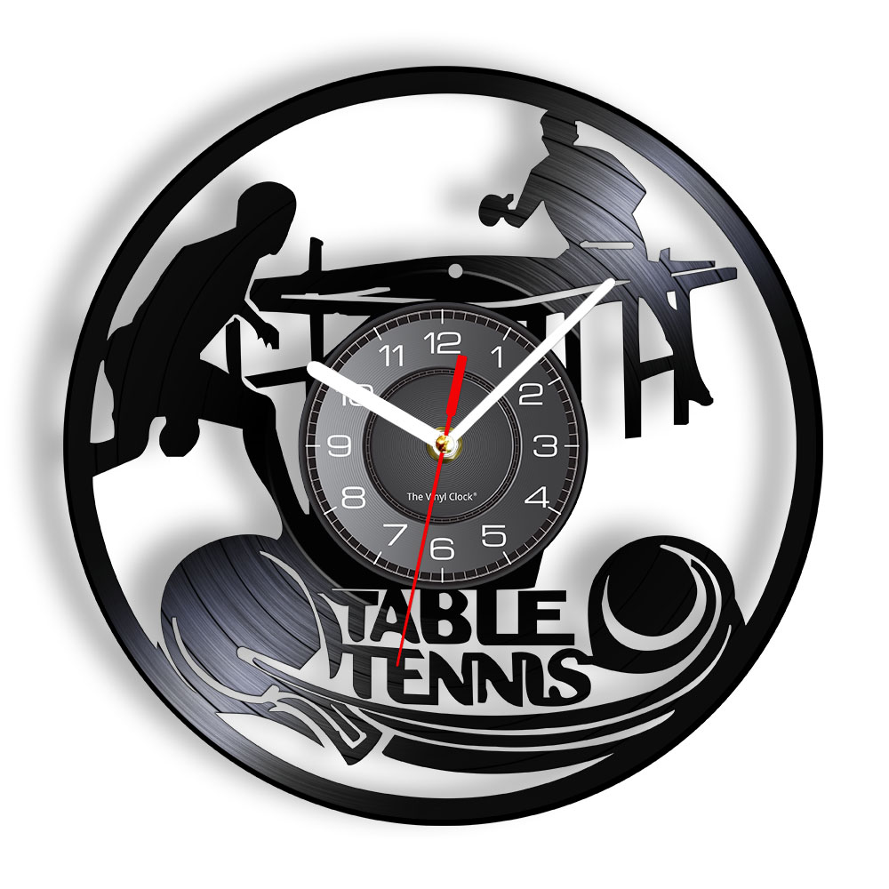 Table Tennis Wall Clock Table  - Table Tennis History 评论和价格