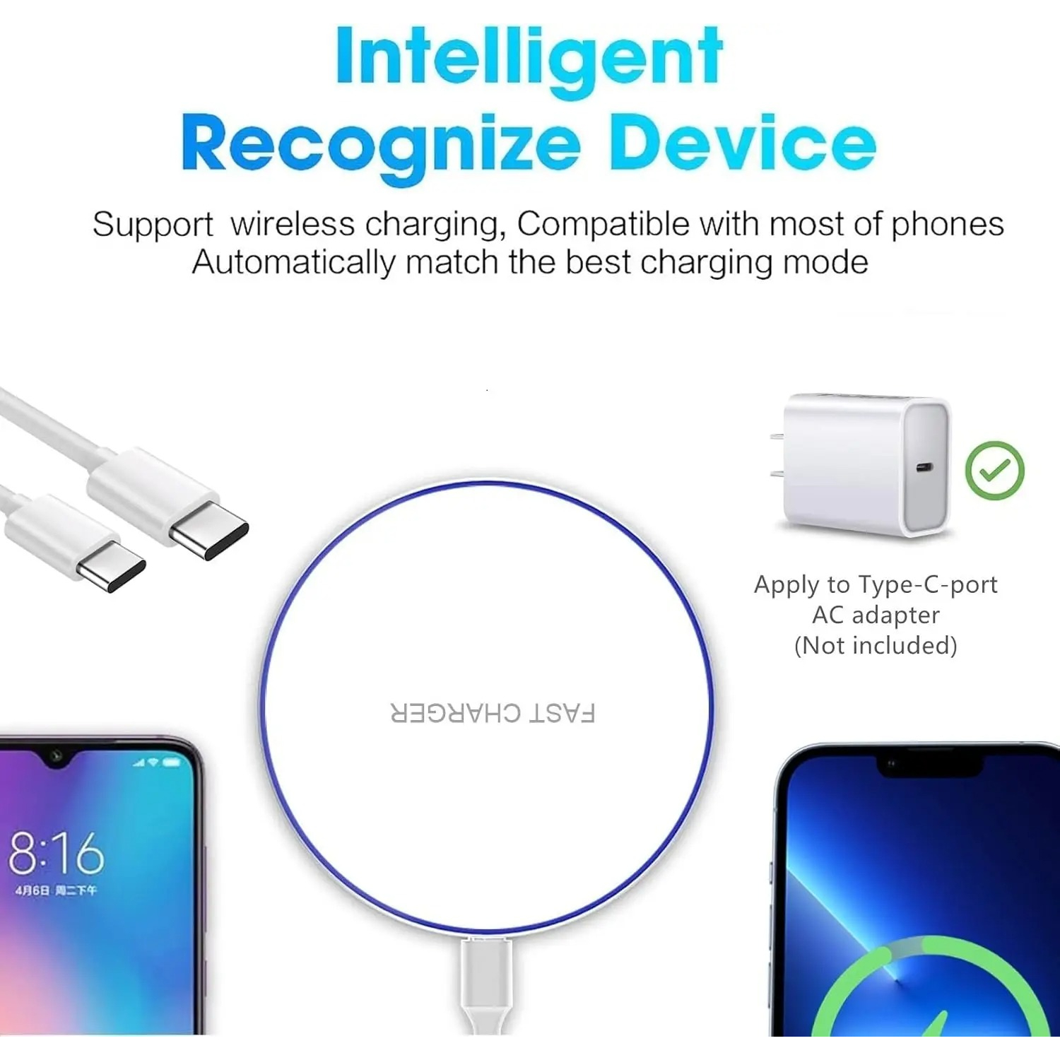 LED Light Wireless Charger Pad - Table Tennis 11 评论和价格