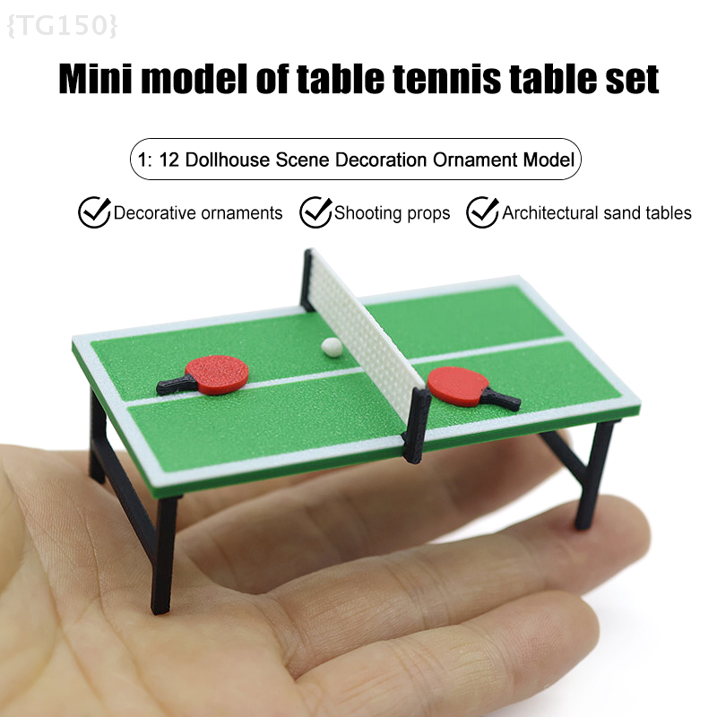 1:12 Scale Dollhouse Miniature - Table Tennis No 1 评论和价格