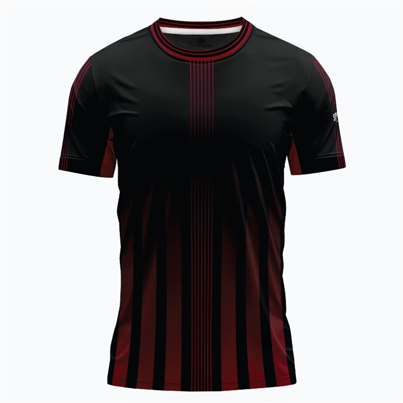 Simple Striped Graphic T Shirt - Table Tennis Daily 评论和价格