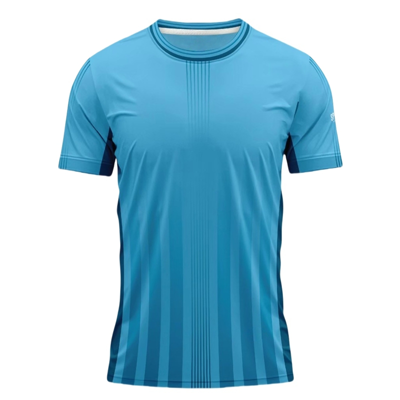 Simple Striped Graphic T Shirt - Table Tennis Daily 评论和价格