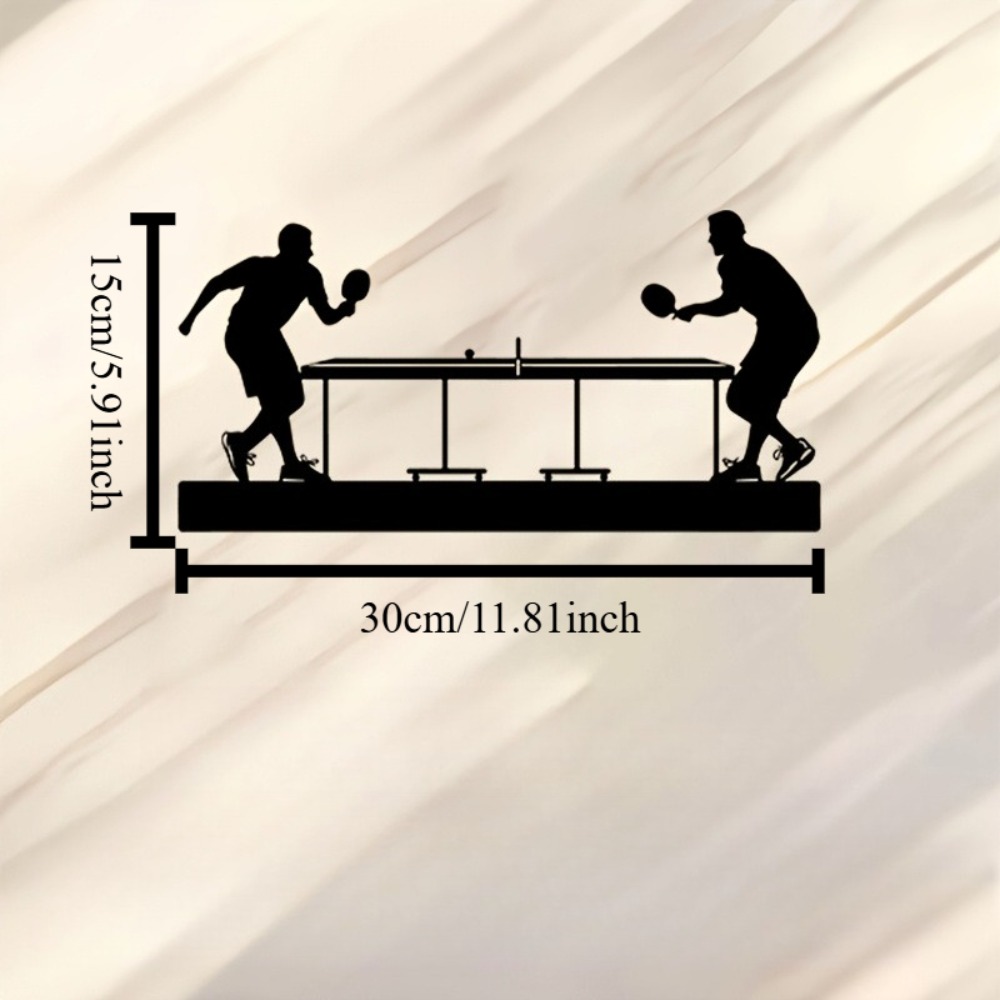 Iron Wall Art Table Tennis Pla - Table Tennis Athlete 评论和价格