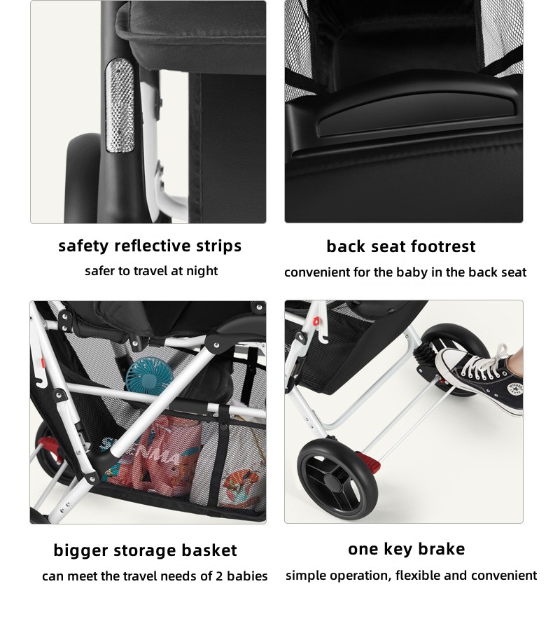poussette double twin stroller - Table Tennis Double 评论和价格