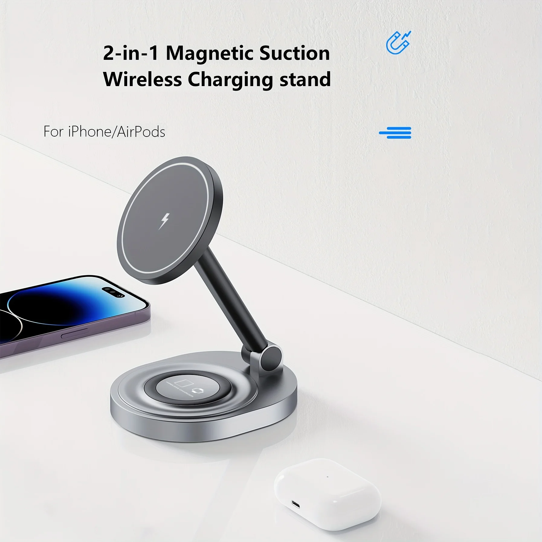2 In 1 Magnetic Wireless Charg - Table Tennis 11 评论和价格