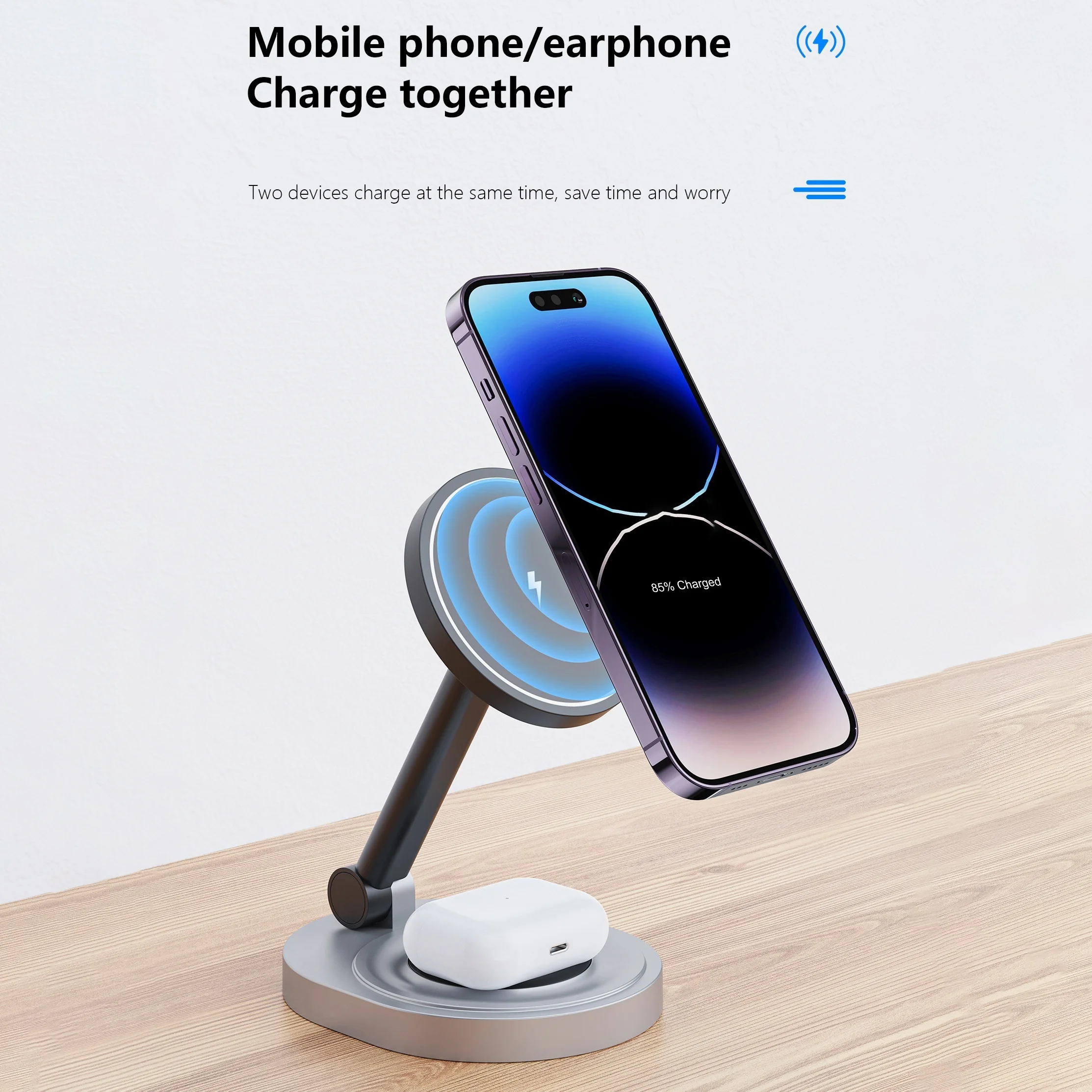 2 In 1 Magnetic Wireless Charg - Table Tennis 11 评论和价格