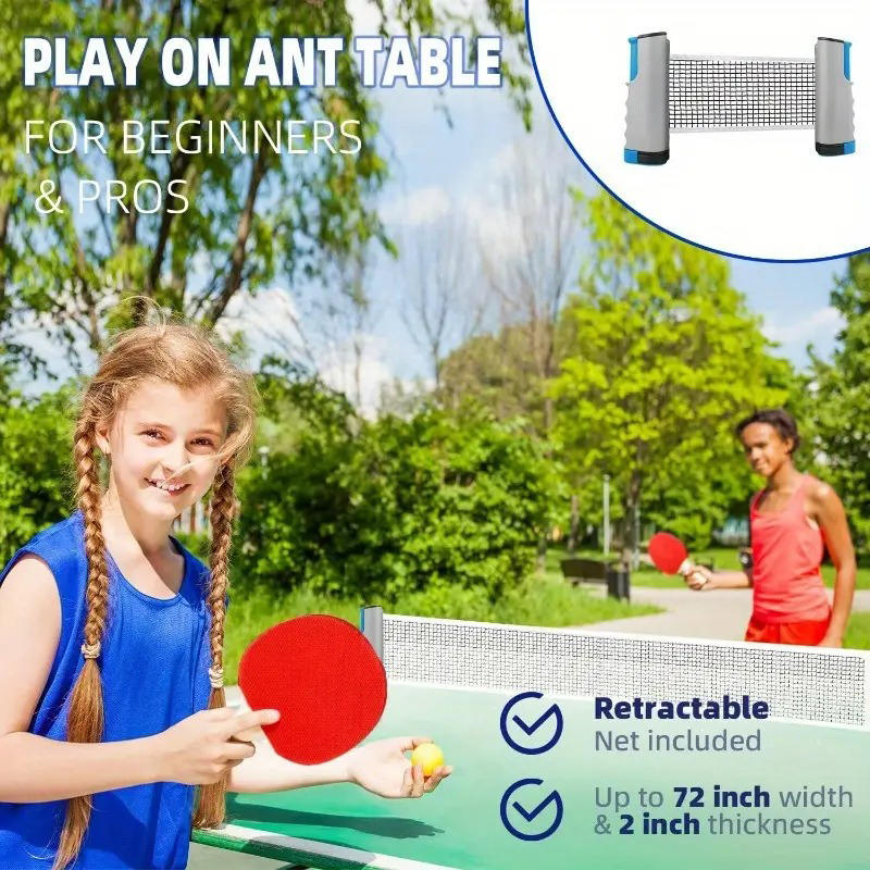 Hot Table Tennis Net Anywhere  - Table Tennis Online 评论和价格