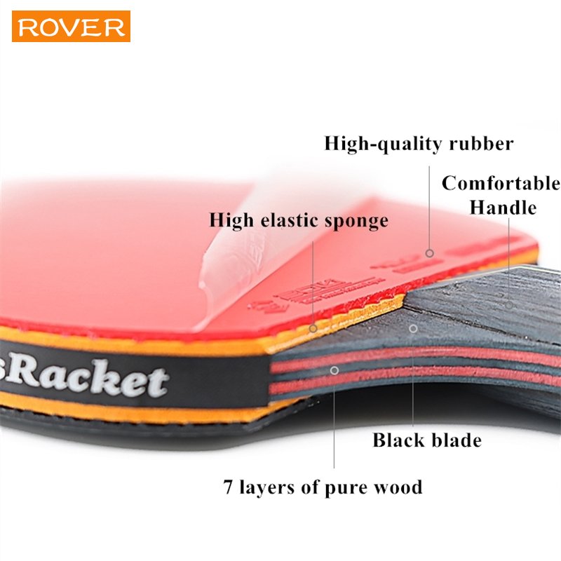 6 Star Table Tennis Racket 2PC - Table Tennis History 评论和价格