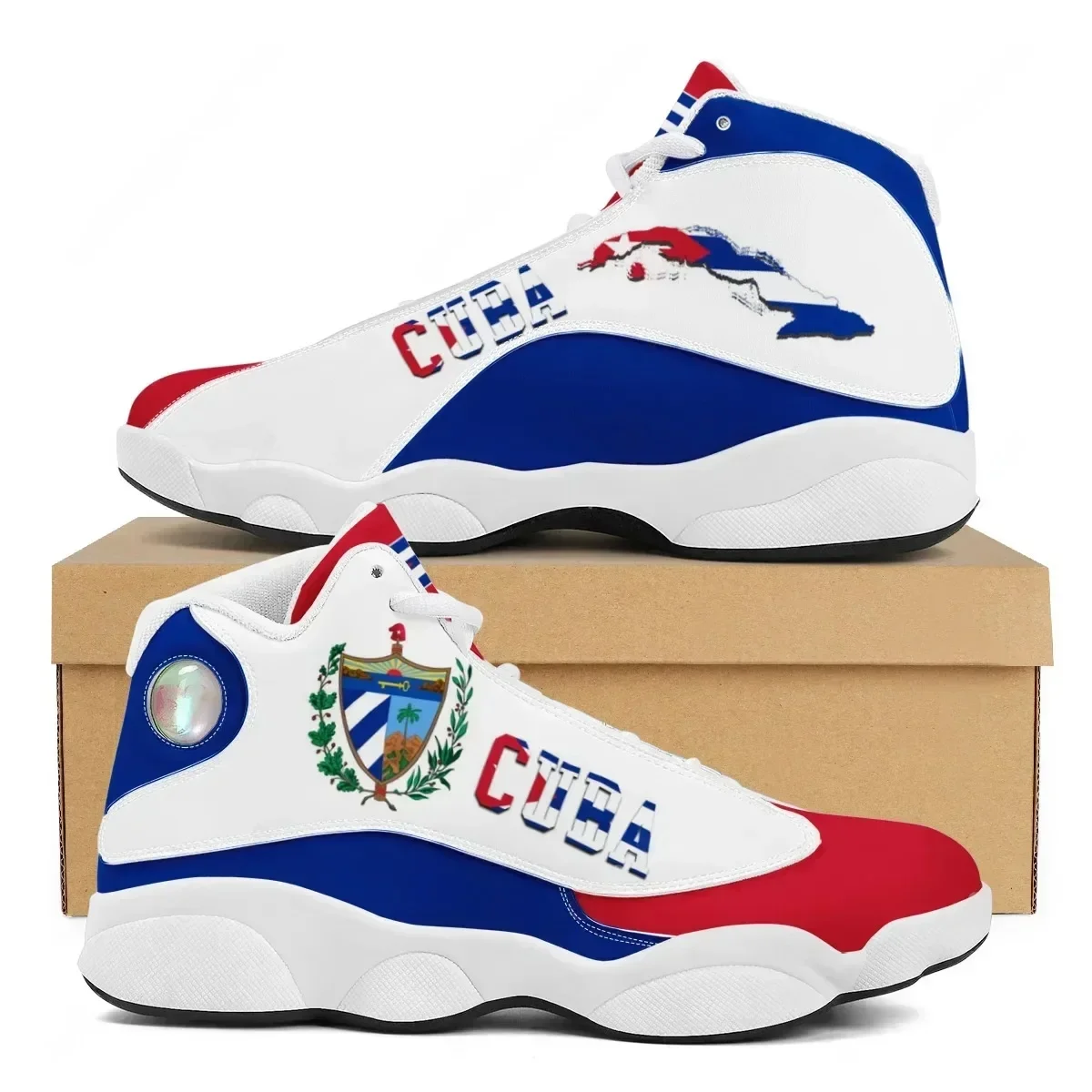 CUBA Flag Print Cool Men Baske - Table Tennis Daily 评论和价格